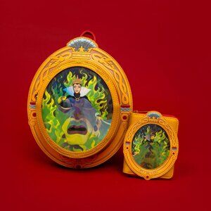 D23 Limited Edition Snow White Evil Queen Magic Mirror Backpack and Wallet